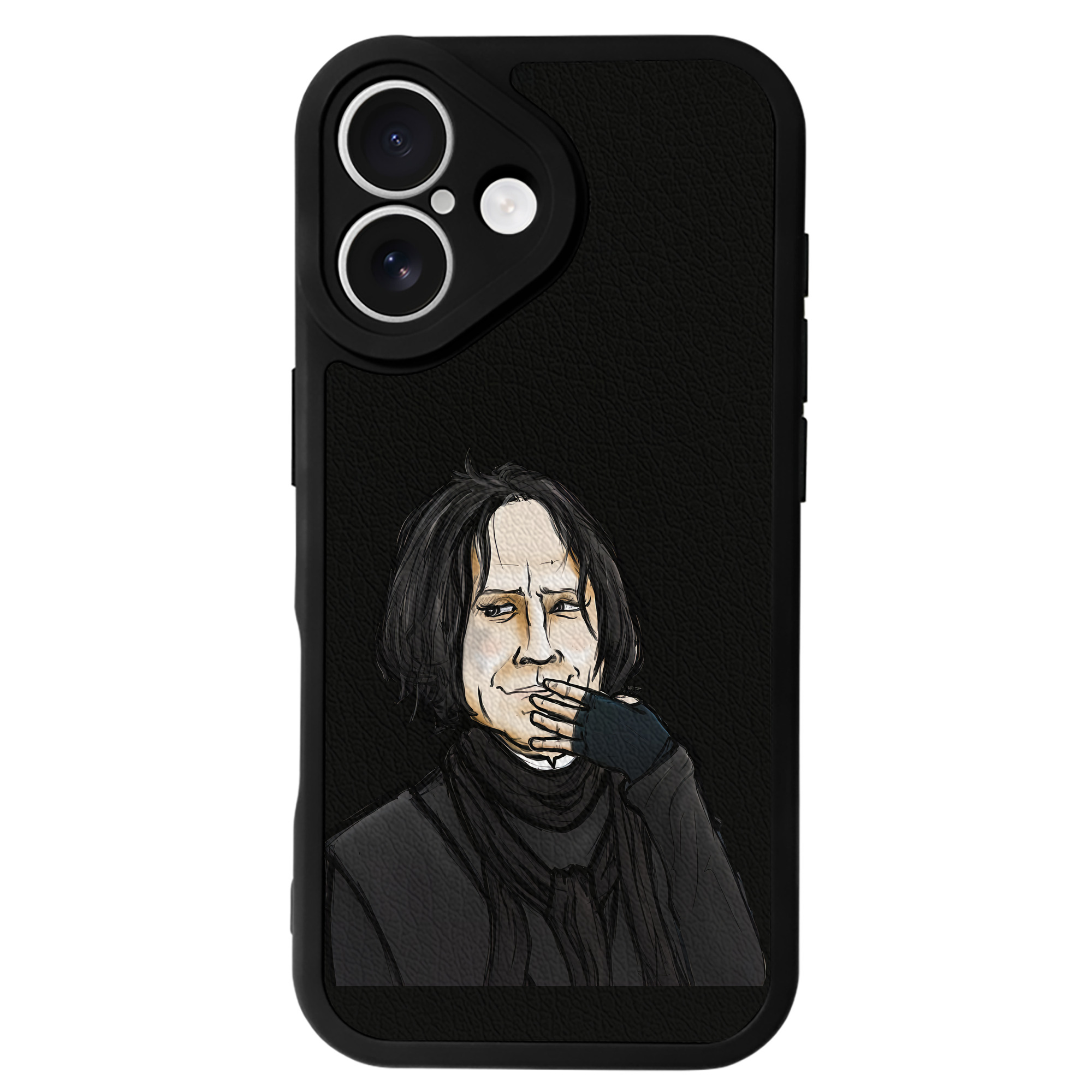 （画像用） Harry Potter ハリー・ポッターシリーズ 【iPhone 16シリーズ対応】シリコンスマホケース（レザー調） 材質：シリコン